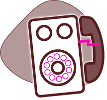 icon designating telephone information